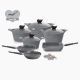Neoflam / Aluminium ( Aeni Cookware Set 15 Pieces + Gift/Grey )