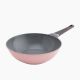 Neoflam / Aluminium ( Pink Marble Granite Wok 30 cm )