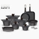 Neoflam / Aluminium ( Aeni / Galaxy Marble Cookware Set 24 Pieces )
