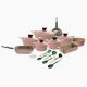 Neoflam / Aluminium ( Aeni Granite Cookware Set 24 Pieces )