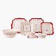 Authentic Raspberry Dinnerware Set, 38 Pieces