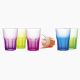 Techno Colors 400 ml Tumblers Set, 6 Pieces