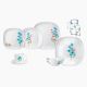 Prunella Dinnerware Set, 46 Pieces