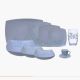 Quadrato White Timea Dinnerware Set, 44 Pieces