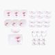 Quadrato White Amalia Dinnerware Set, 44 Pieces