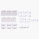 Authentic White Dinnerware Set, 38 Pieces