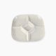 Light Stone Plate Large 5 Places