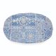 Moments / Melamine ( Khayameya Blue rectangular plate 50 cm )